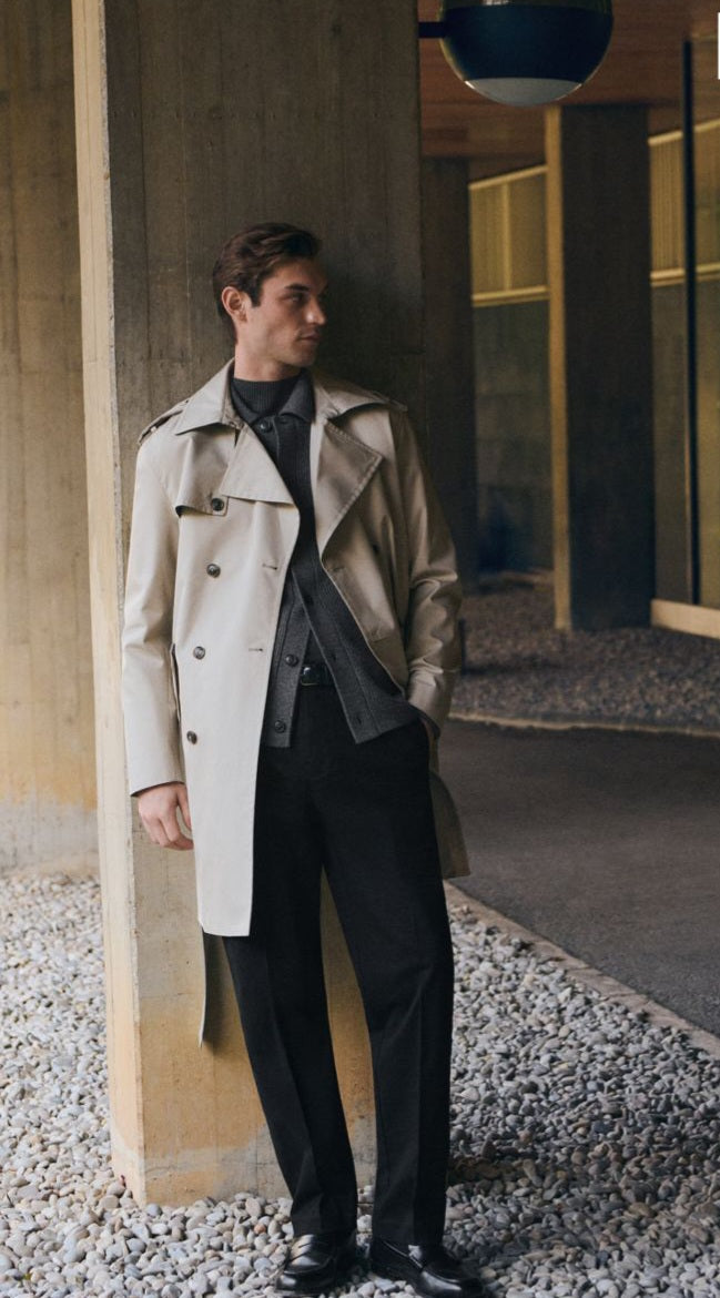 Mango Regular-fit cotton trousers