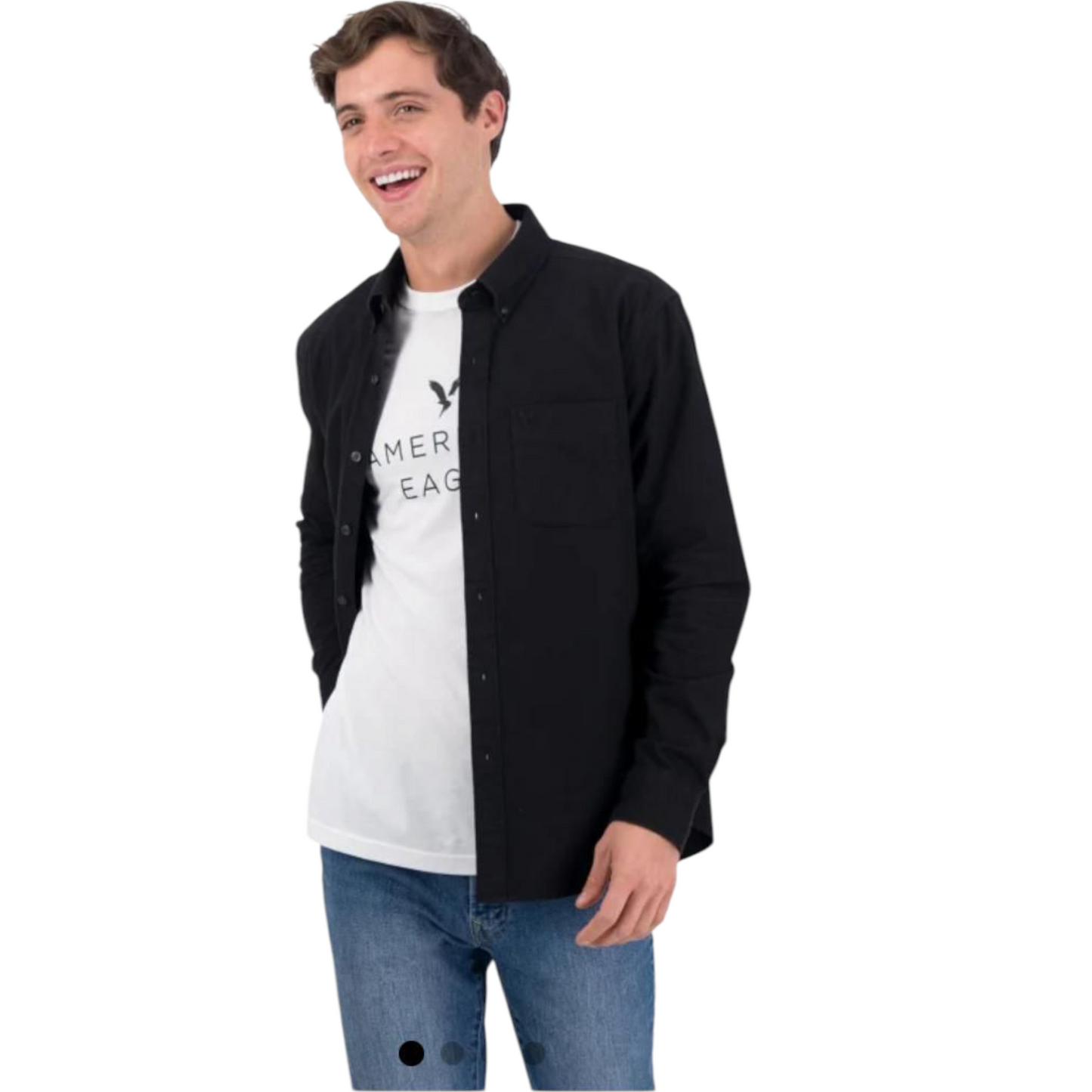 AE EVERYDAY OXFORD BUTTON-UP SHIRT